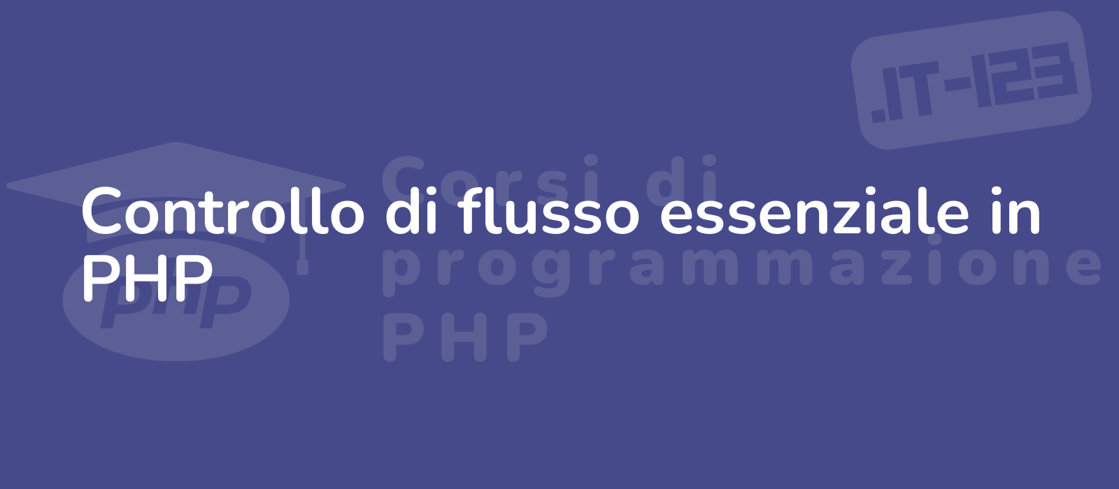 abstract representation of essential flow control in php featuring clean code structure 4k resolution and a modern dynamic aesthetic