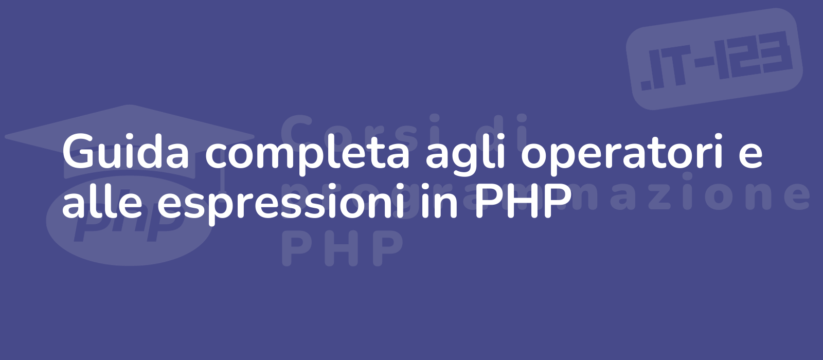 php code on a computer screen with a comprehensive guidebook showcasing operators and expressions in a sleek and modern design