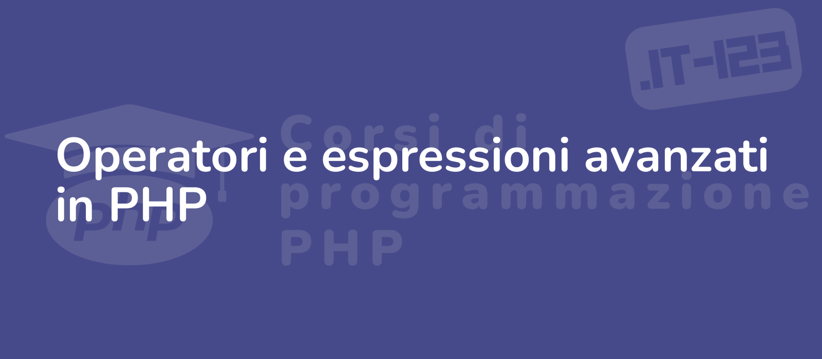 the description of the representative image for the title operatori e espressioni avanzati in php is professional programmer writing advanced php code on a computer screen showcasing expertise 4k resolution detailed