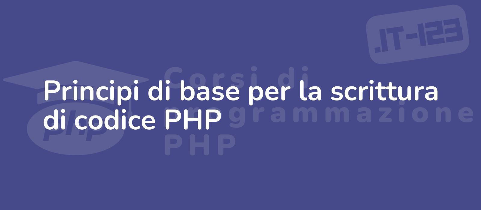 clean coding principles illustrated by a minimalist design with php logo against a white background depicting simplicity and efficiency