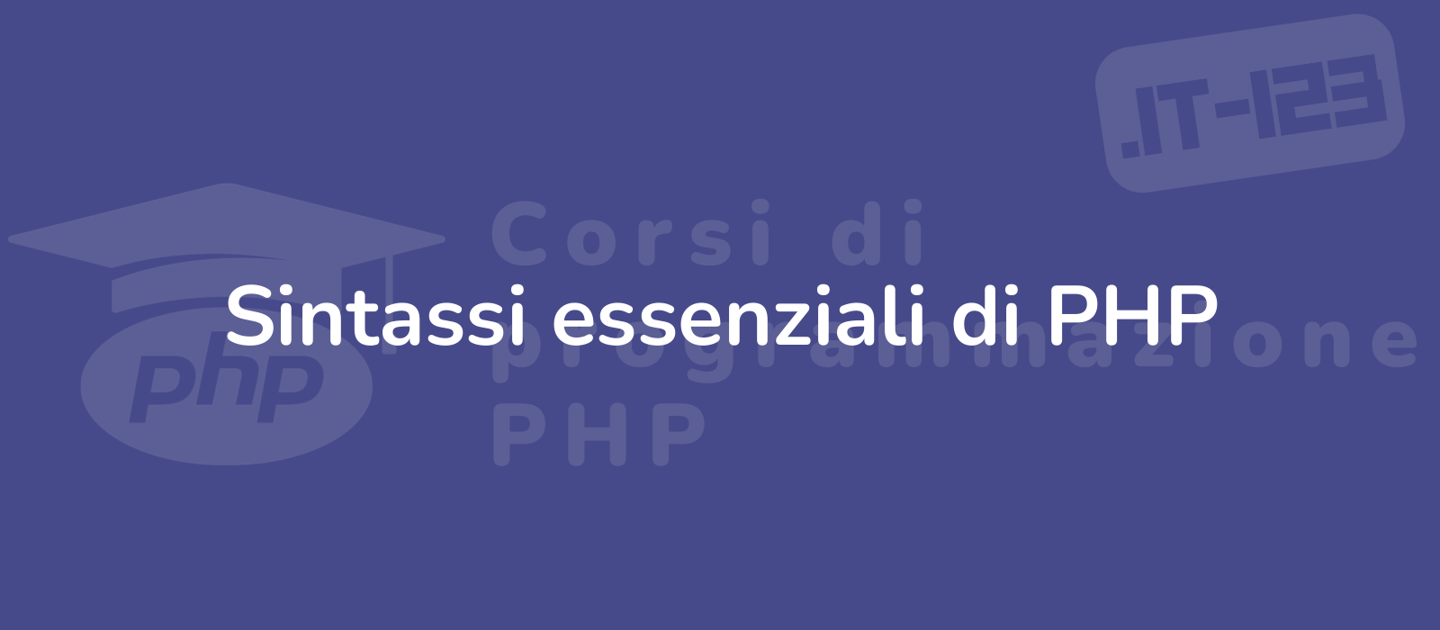 minimalist image of php syntax with clean lines and subtle hues against a white background representing simplicity and functionality